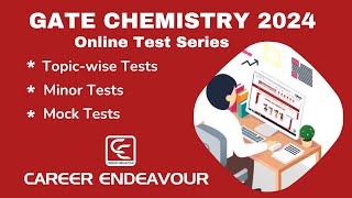 GATE Chemistry Online Test Series 2024 Career Endeavour  GATE Chemistry Test Series [upl. by Annaujat990]