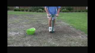 Lawn repair  Transplant Grass  Grass repair ProPlugger [upl. by Jarred]