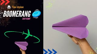 How to make a paper airplane come back [upl. by Francis830]