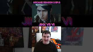 ARCANE Reaction 2x03 quotFinally Got The Name Rightquot leagueoflegends arcane vi jinx reaction [upl. by Junna]