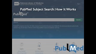 PubMed Subject Search How it Works [upl. by Matt999]