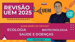 Revisão UEM 2025  Biologia [upl. by Ennobe]