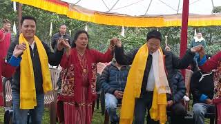 Monpa traditional dance at Damgyin [upl. by Odin]