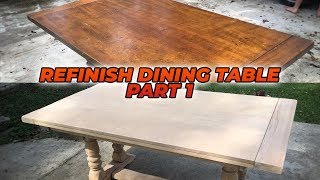 Dining Table Makeover  How To Refinish A Table [upl. by Runkel428]