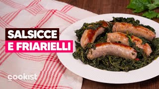 SALSICCIA E FRIARIELLI in Padella La Ricetta Napoletana Originale😋🇮🇹 [upl. by Einnhoj]