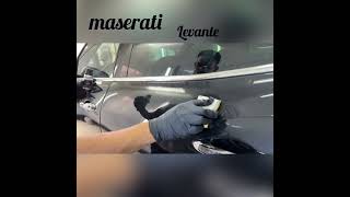 Sonax Evocc36 detailing ceramiccoating painting Maserati Levante [upl. by Einot519]