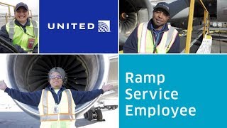 United – Day in the life of a ramp service employee [upl. by Nele]