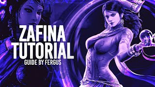 Tekken 7  Zafina Tutorial [upl. by Gratianna120]