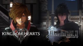 Kingdom Hearts 3  KH4 Sora with his own moveset vs Noctis MOD [upl. by Petit]