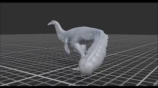 Ornithomimus Locomotion  6212017 [upl. by Narcis]