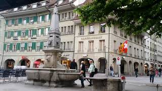 Berne Switzerland Street Scene 2016 [upl. by Jochbed97]