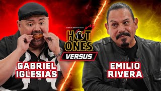 Gabriel Iglesias vs Emilio Rivera  Hot Ones Versus [upl. by Runstadler]