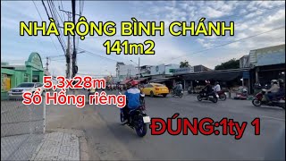 Hàng thơm suất hiện 😀141m2 gần chợ bình Chánh chủ kẹt bán 1 tỷ 100trnhà giá rẻ bình Chánh [upl. by Alba896]