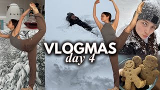 VLOGMAS day 4  Ballet class we got SNOWED IN Weekend in my life Canadian snow storm [upl. by Broddy]