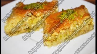 Baklava selbst gemacht  türkische Süßspeise [upl. by Nywg]