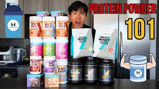 How to Pick the BEST Protein Powder  Comparing all Protein Powders from MyProtein [upl. by Femi]