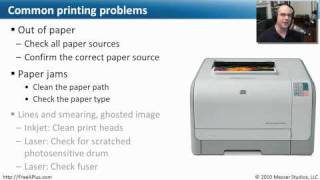 Troubleshooting Printer Problems  CompTIA A 220702 15 [upl. by Gavini]