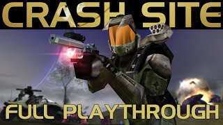 Halo Crash Site  Full Mod Playthrough [upl. by Nivrem63]