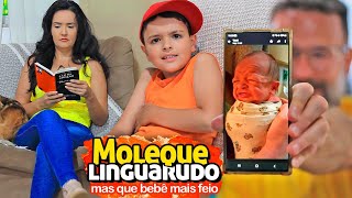 Moleque linguarudo  mas que bebê mais feio [upl. by Arehc957]