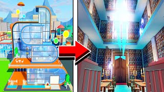 Secret Library Hidden In The New House In Roblox Livetopia Update [upl. by Odette]