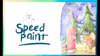 Speedpaint squirel amp Noirmoutier island part 2 [upl. by Lindemann]