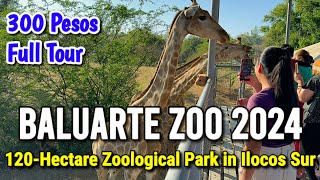 BALUARTE ZOO 2024 Full Tour in Ilocos Sur Philippines  120 Hectares Zoological Park in Vigan City [upl. by Ahsym718]