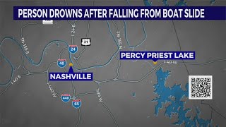 Person drowns after falling from boat on Percy Priest Lake [upl. by Stempson519]