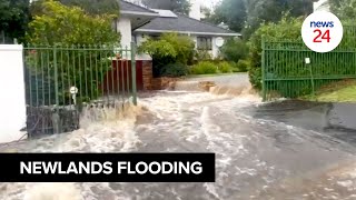 WATCH  Parts of Cape Town flooded as SA Weather Service upgrades storm warning for Western Cape [upl. by Fitton415]