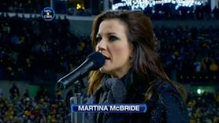 Martina McBride Star Spangled Banner GREATEST LIVE PERFORMANCE National Anthem Independence Day [upl. by Laikeze]