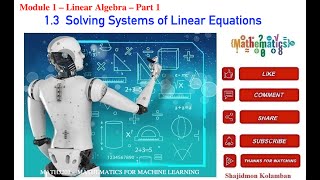 13 Solving Systems of Linear Equations [upl. by Heriberto]