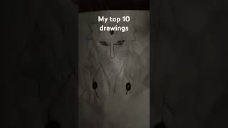 My top 10 drawings drawing 3dartworld art trending viralshort [upl. by Levesque]