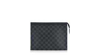 Louis Vuitton Damier Graphite Pochette Voyage MM [upl. by Sension]