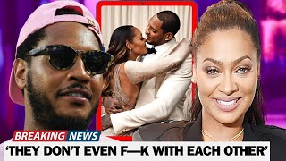 Watch La La Anthony UNEXPECTEDLY Bump Into ExHusband Carmelo Anthony At Show [upl. by Sura]