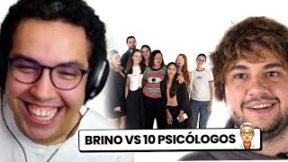 REAGINDO AO BRINO VS 10 PSICÓLOGOS  YETZ REACT [upl. by Ecirual]