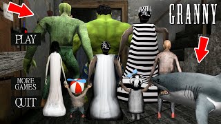 Playing as ALL NEW BOSSES vs Shark vs Prisoners  NEW Granny MOD  Gameplay Animation Megamix 2 [upl. by Silin]