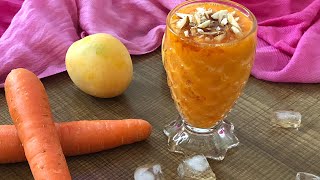 Mango Smoothie  Carrot Smoothie  Mango Carrot Smoothie [upl. by Hildegaard994]