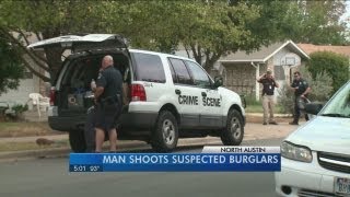 Homeowner shoots intruder [upl. by Sueaddaht]