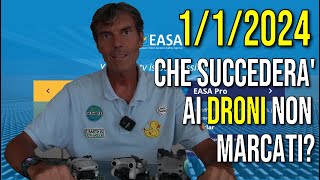 1 Gennaio 2024 che succederà ai DRONI non MARCATI [upl. by Einimod]