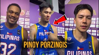 KAI SOTTO DWIGHT RAMOS JUSTIN BROWNLEE INTERVIEW AFTER THE WIN AGAINTS LATVIA [upl. by Man]