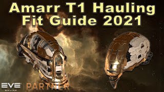 Industrial Hauler Fitting Guide 2021 for AlphaOmega  Amarr T1 Sigil amp Bestower  Eve Online [upl. by Fezoj]