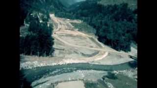 1984 aerial video of the Coquihalla Highway under construction [upl. by Tutto]