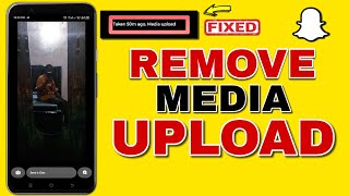 Fix Snapchat Media Upload Problem  Media Upload Showing In Snap 2024 [upl. by Emearg]