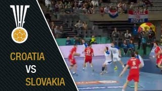 Croatia vs Slovakia  Bronzemedal  Highlights  23rd IHF Mens World Championship Spain 2013 [upl. by Paske588]