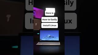 How to install Linux on any PC EASILY shorts [upl. by Nauquf]