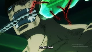 Zoro Unlocks his Swords Full Potential Power By Awakening his Advance Conqueror Haki  One piece [upl. by Hoover233]