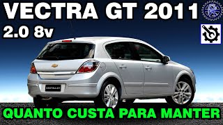 VECTRA GT 2011 20 8v  QUANTO CUSTA para manter [upl. by Ynamrej]