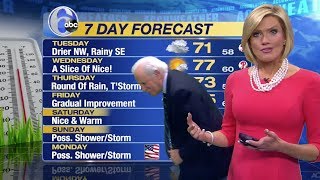 Action News Philadelphia WPVITV  6ABC  Cecily Tynan loses earring Jim Gardner hunts it down 😂 [upl. by Stan498]