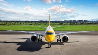 First Embraer E190E2 to Scoot  Primeiro Embraer E190E2 da Scoot [upl. by Ailed]