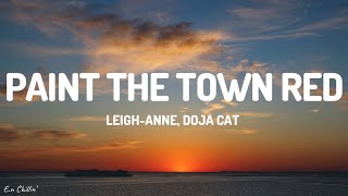 LeighAnne  Paint The Town Red Doja Cat cover Lyrics [upl. by Junie]