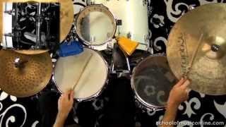 How To Play Cha Cha Cha On Drum Kit [upl. by Riegel]